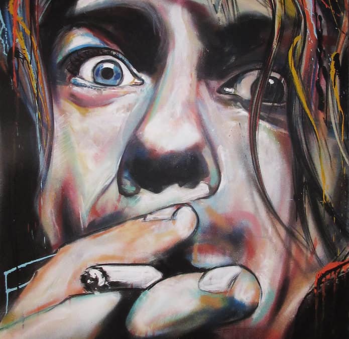 portret Kurt Cobain